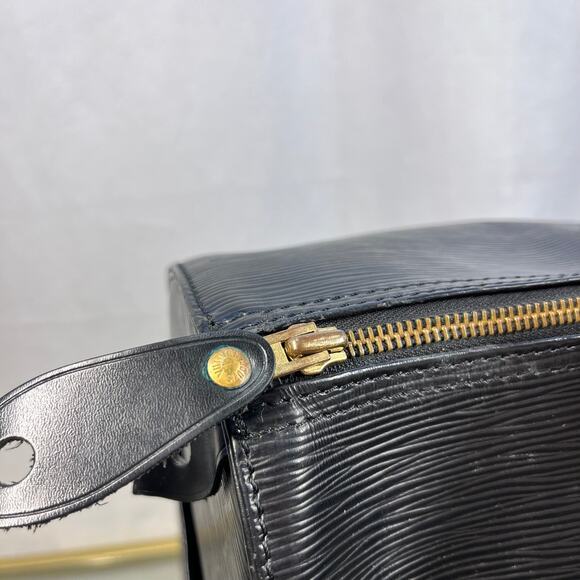 LOUIS VUITTON Vintage Speedy 45 Epi Leather Black - Picture 10 of 14